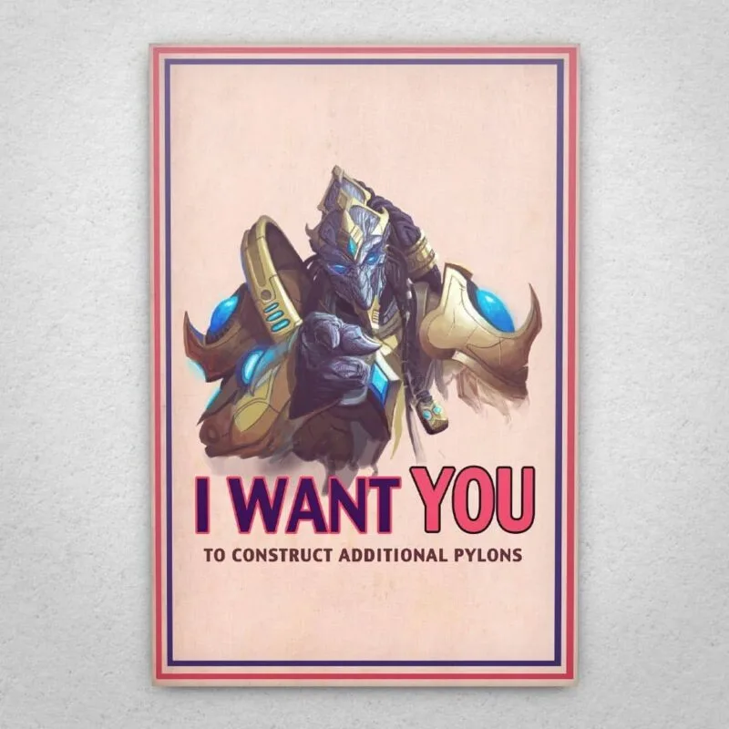 Cuadro de StarCraft - I want you