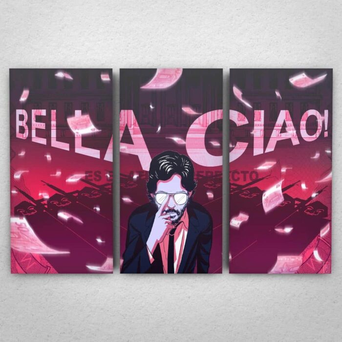 Cuadro de Casa de Papel – Profesor