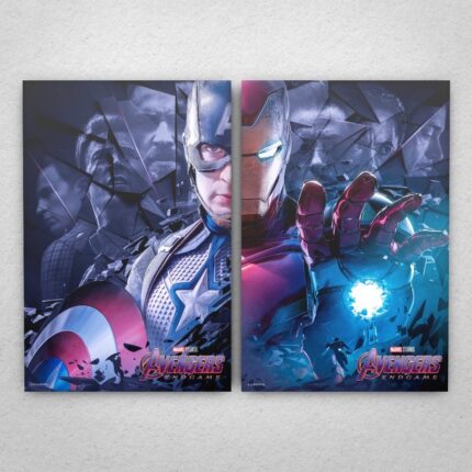 Cuadro de Avengers – End Game – Capitán y Iron Man