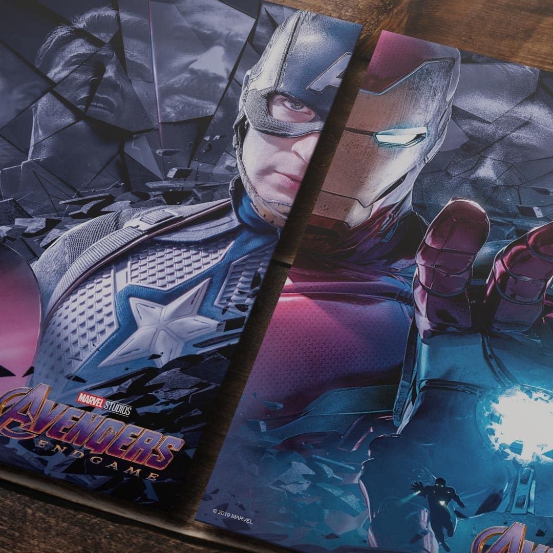 🖼️ Cuadro: Avengers - End Game - Capitán y Iron Man