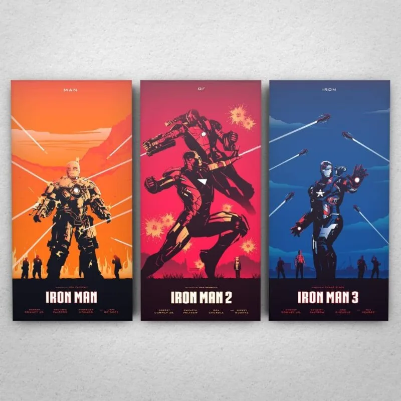 Cuadro de Iron Man - Trilogía