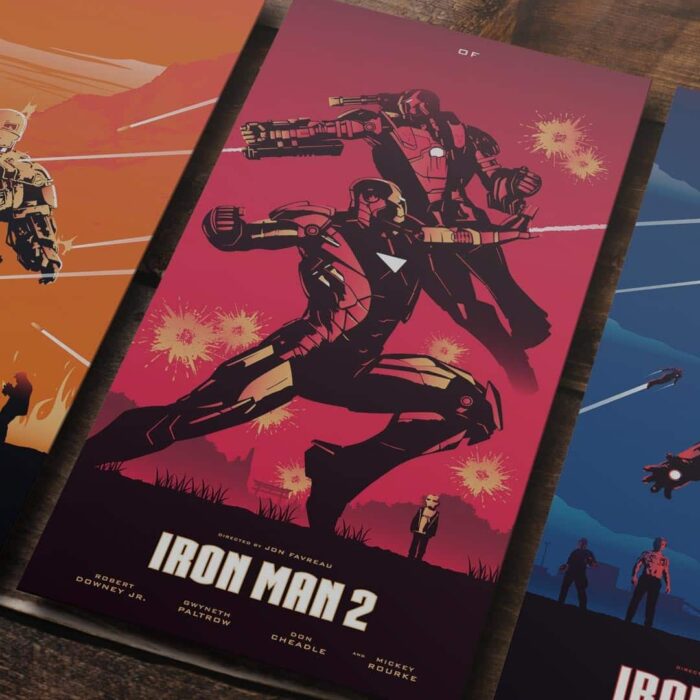 Cuadro de Iron Man – Trilogía