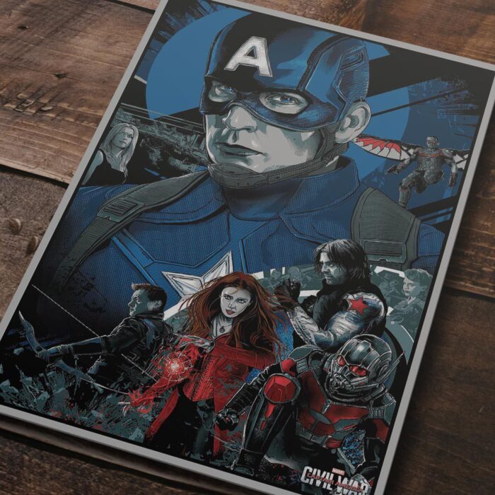 Cuadro de Civil War – Capitán América