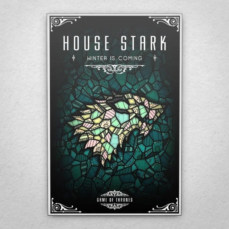 Cuadro de Game of Thrones - House Stark