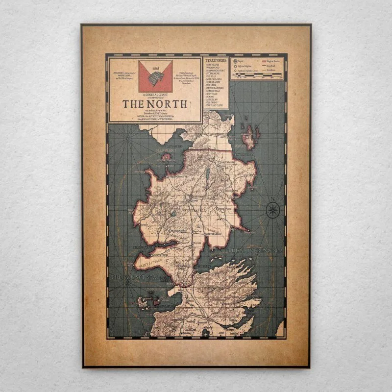 Cuadro de Game of Thrones - The north