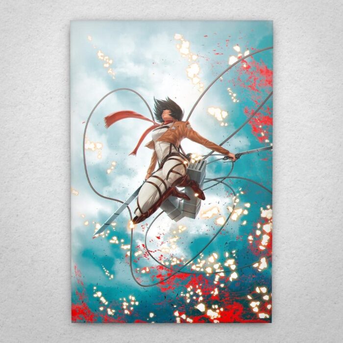 Cuadro de Attack on Titan – Mikasa