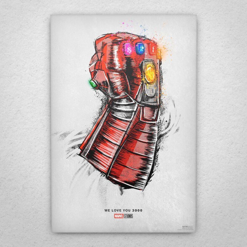 Cuadro de Avengers – End Game – Guante de Iron Man