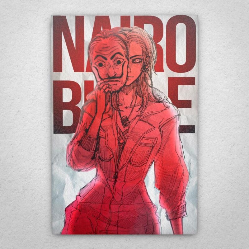 Cuadro de Casa de Papel – Nairobi