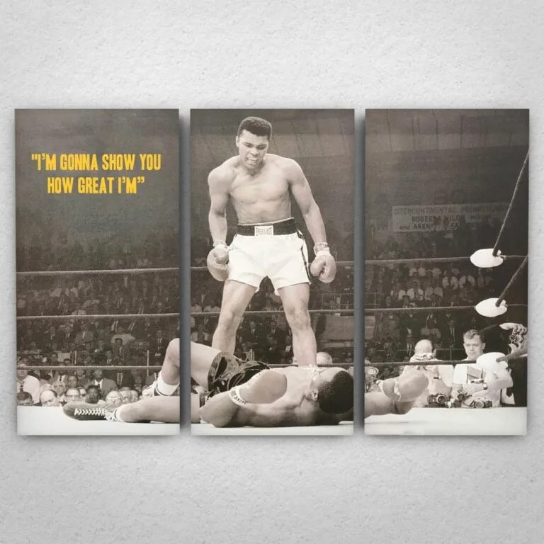 Cuadro de Muhammad Ali vs Sonny Liston