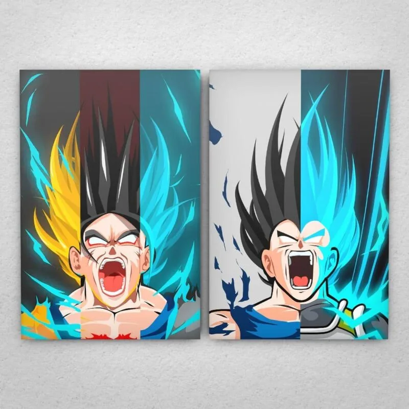 Cuadro de Dragon Ball Super – Goku y Vegeta