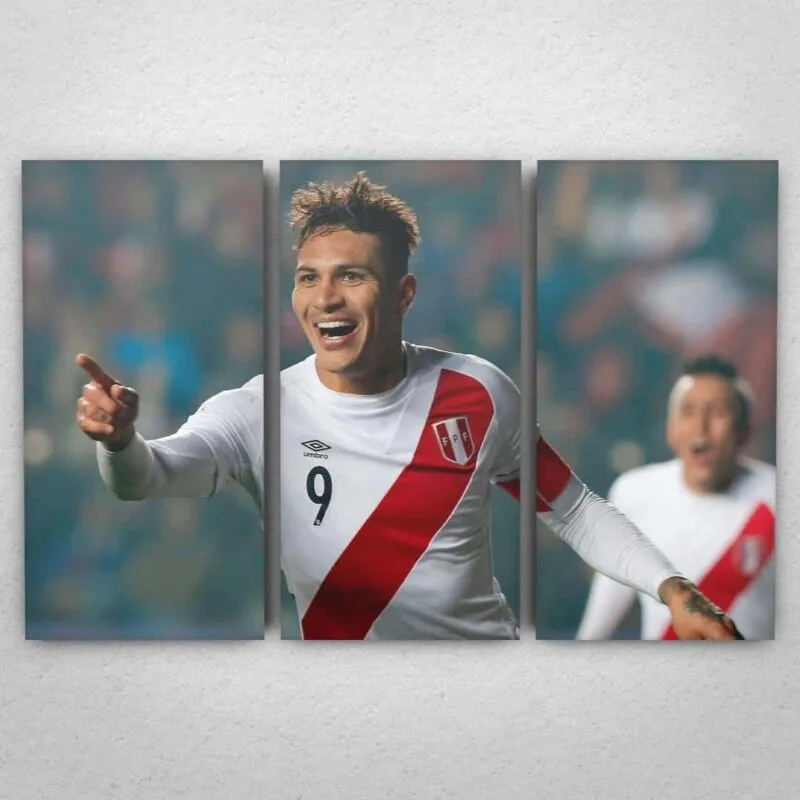 Cuadro de Selección peruana - Paolo Guerrero