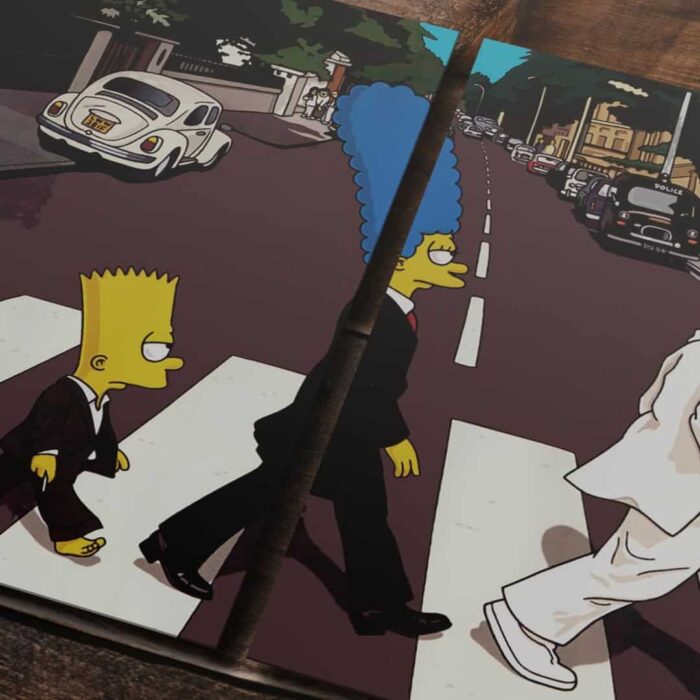 Cuadro de Los Simpson – Abbey Road