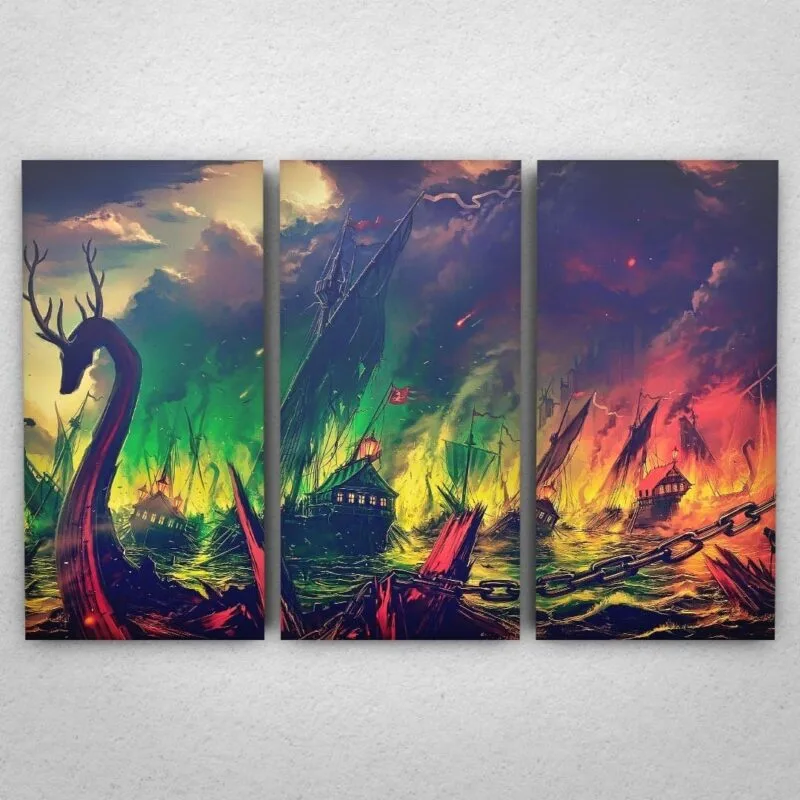 Cuadro de Game of Thrones - Batalla de aguas negras