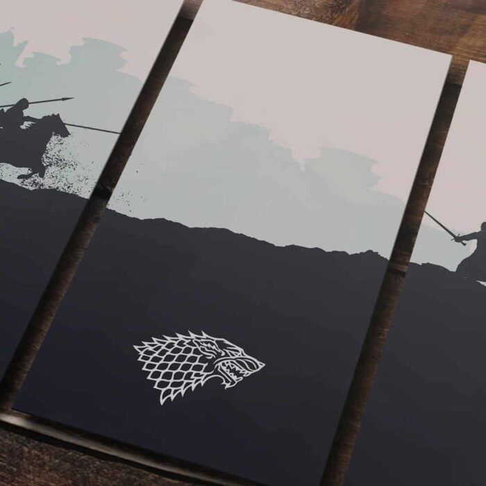 Cuadro de Game of Thrones – Batalla de los bastardos