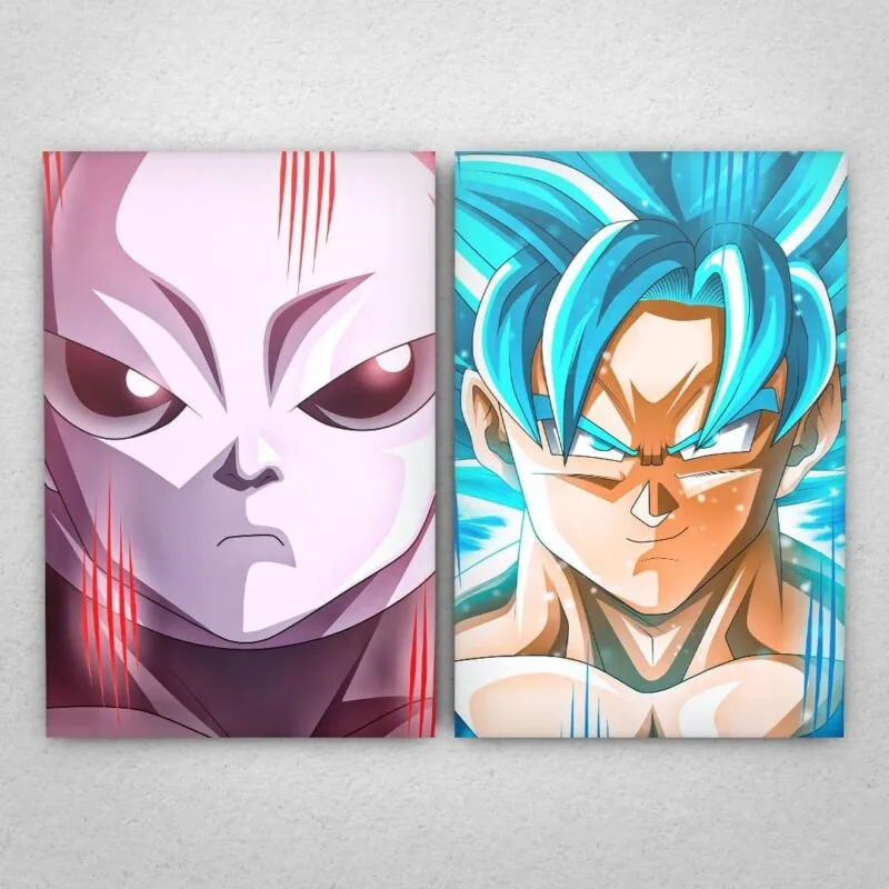 Cuadro de Dragon Ball Super – Jiren y Goku