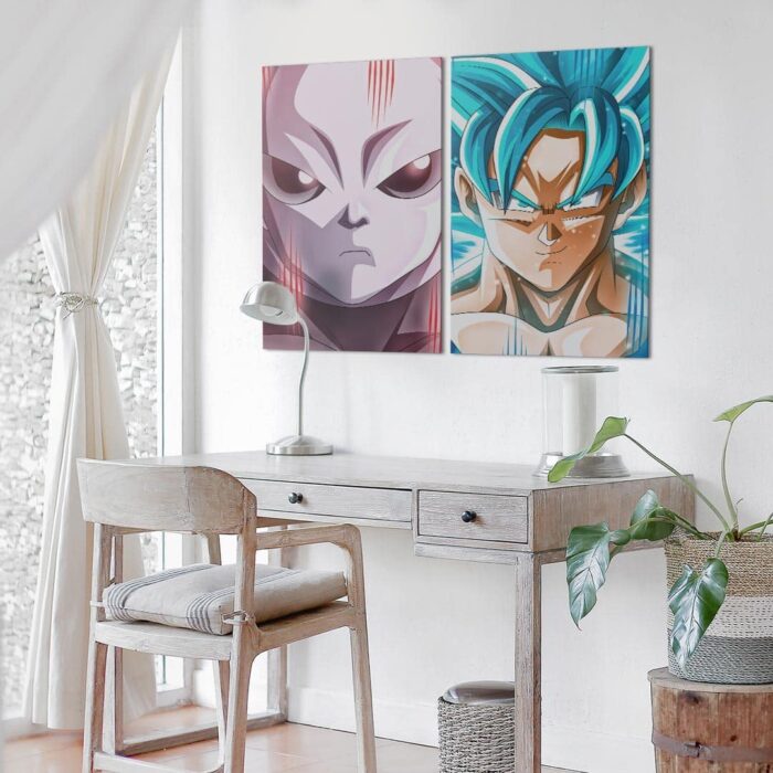 Cuadro de Dragon Ball Super – Jiren y Goku
