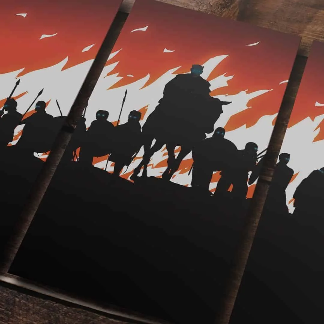 Cuadro de Game of Thrones - White walkers