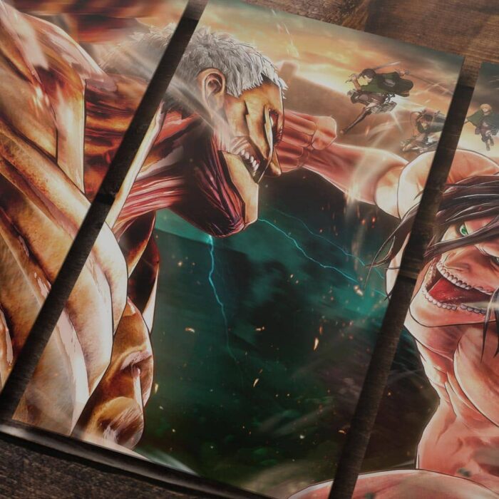 Cuadro de Attack on Titan – Eren vs Reiner – 01