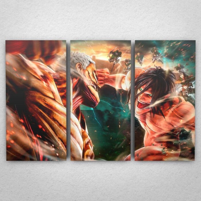 Cuadro de Attack on Titan – Eren vs Reiner – 01