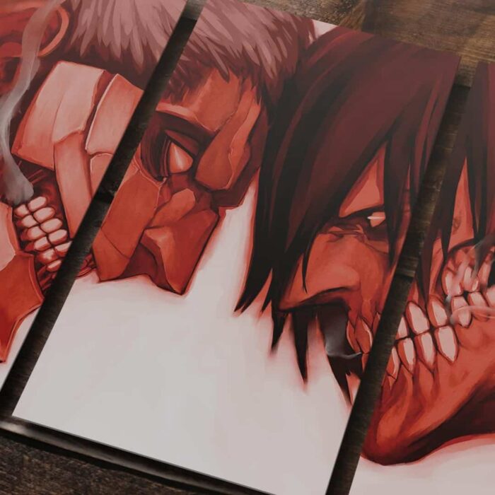 Cuadro de Attack on Titan – Eren vs Reiner – 02