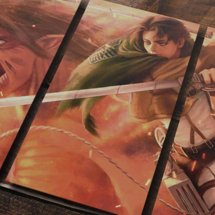 Cuadro de Attack on Titan – Eren y Levi