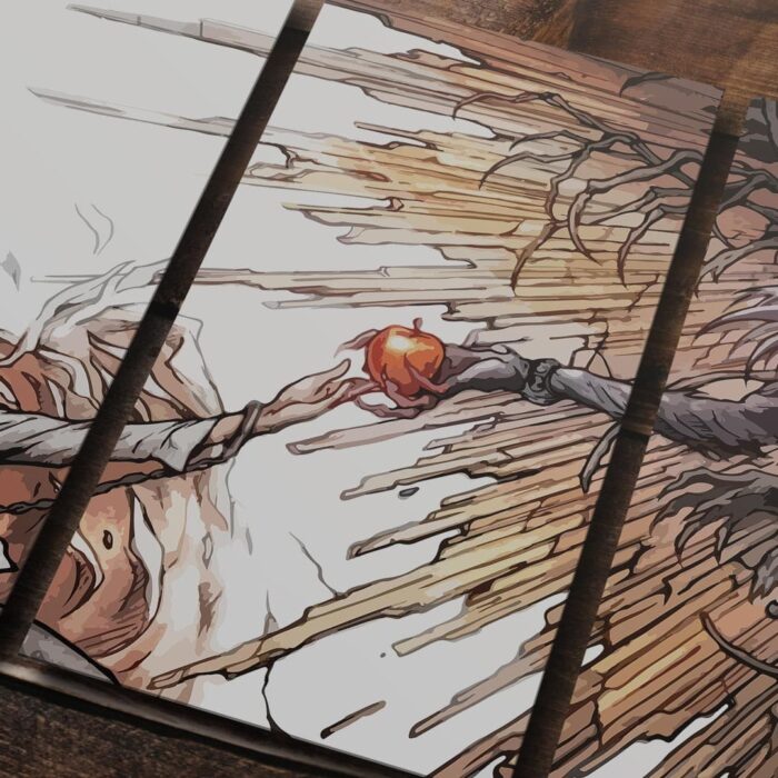 Cuadro de Death Note – Manzana