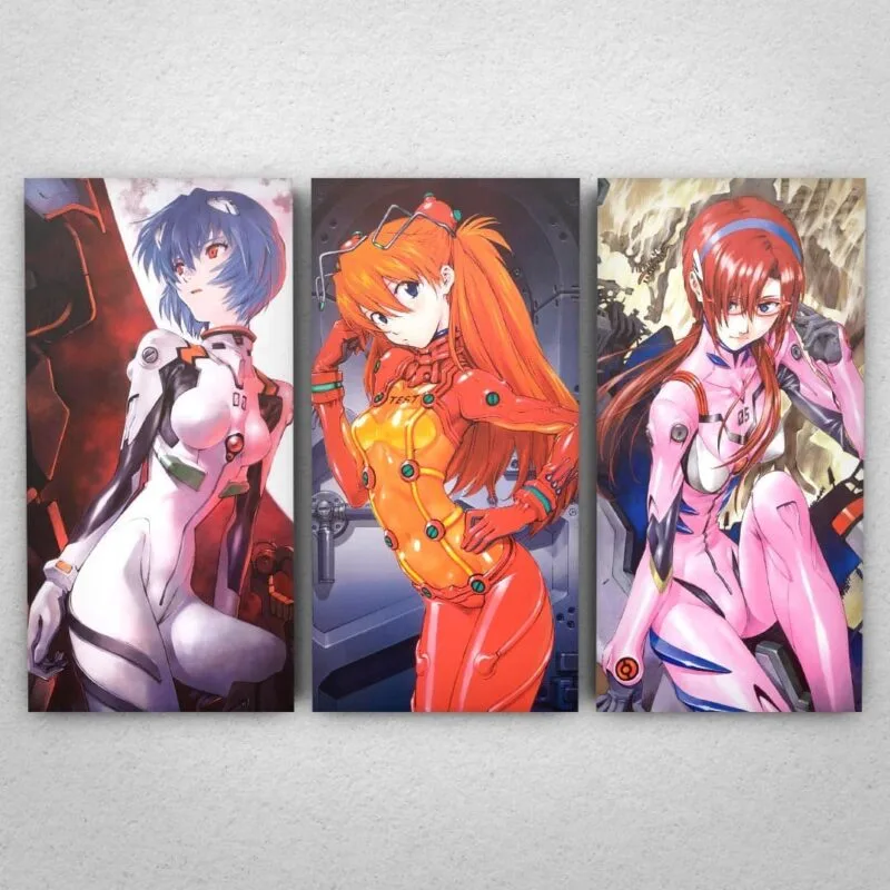 Cuadro de Evangelion - Chicas