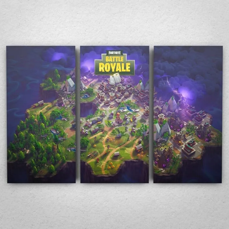 Cuadro de Fortnite - Mapa