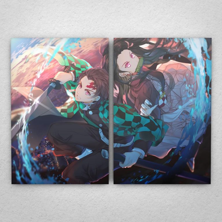 Cuadro de Demon Slayer – Tanjiro y Nezuko