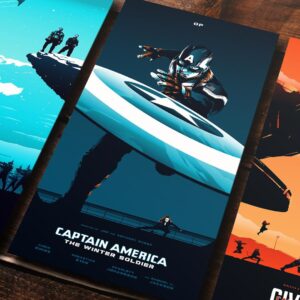 Cuadro de Capitán América – Trilogía