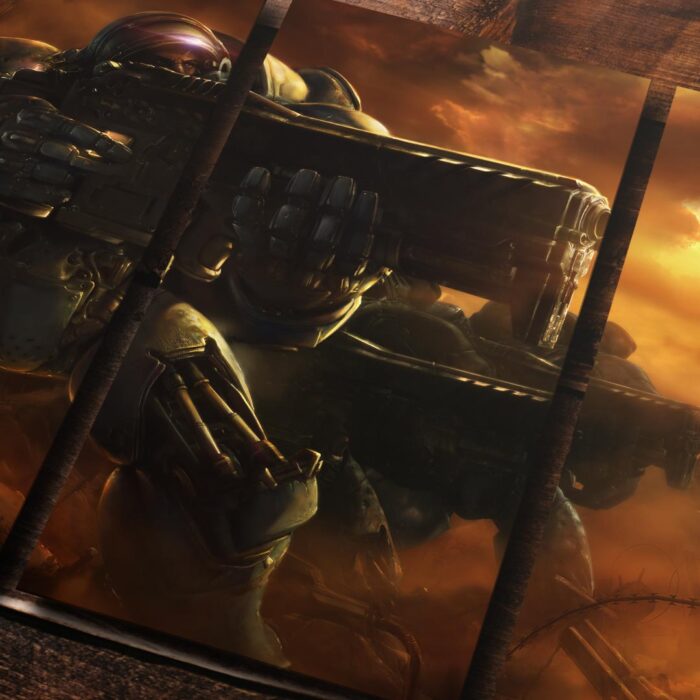 Cuadro de StarCraft – Marines