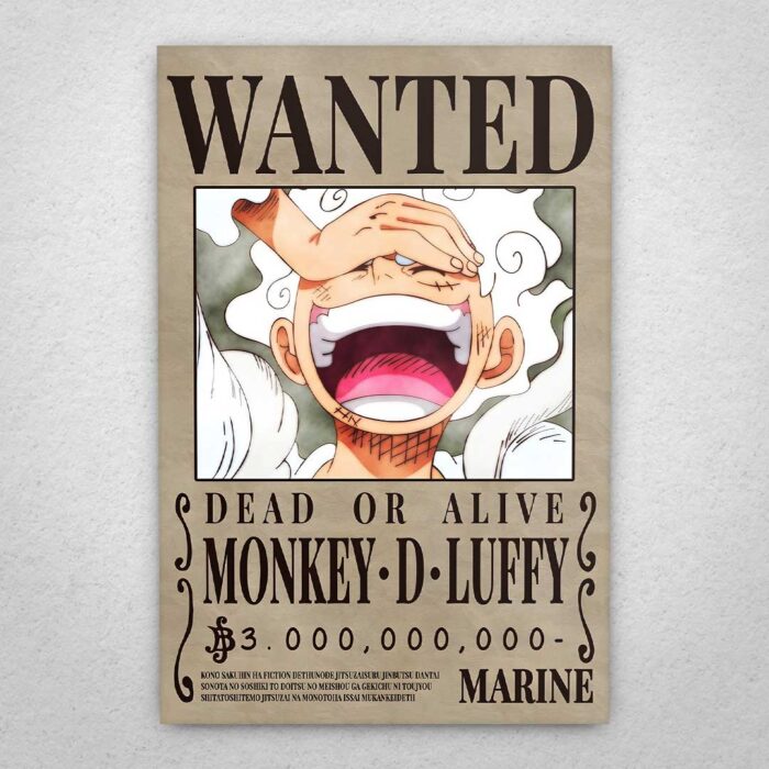 Cuadro de One Piece – Luffy Gear 5 Wanted