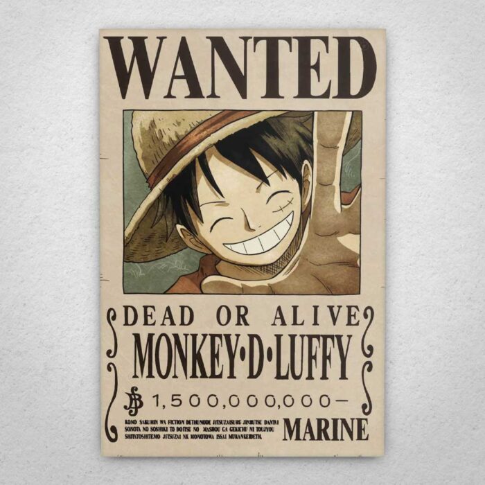 Cuadro de One Piece – Luffy Wanted