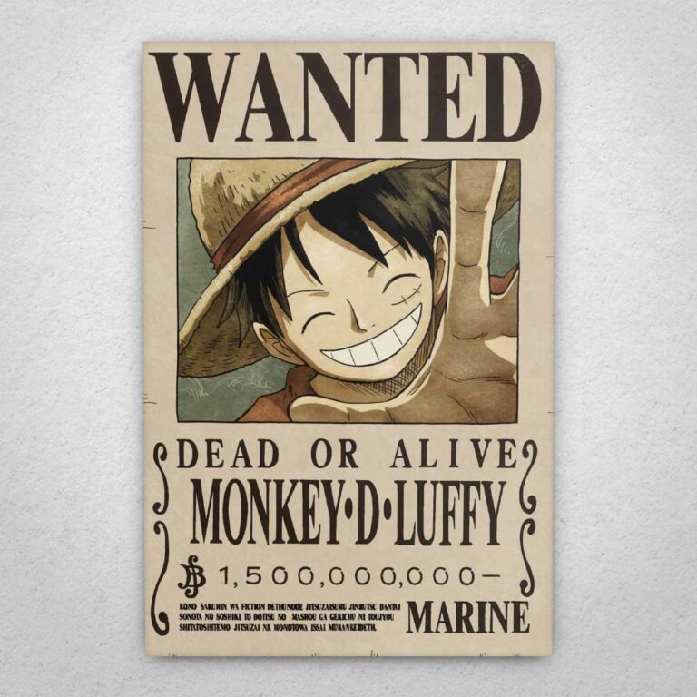 Cuadro de One Piece – Luffy Wanted