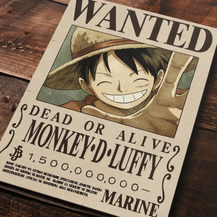 Cuadro de One Piece – Luffy Wanted