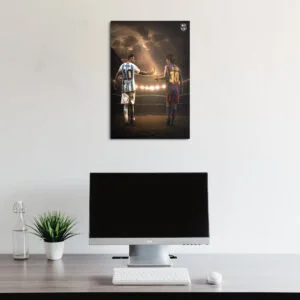 Cuadro de Messi - Argentina y FC Barcelona