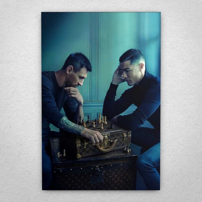 Cuadro de Messi y Ronaldo – Ajedrez