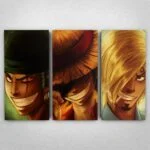 Cuadro de One Piece – Zoro, Luffy y Sanji