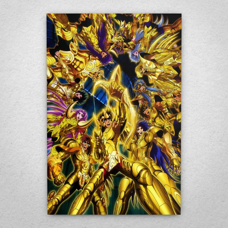 Cuadro de Saint Seiya – Caballeros dorados – 01