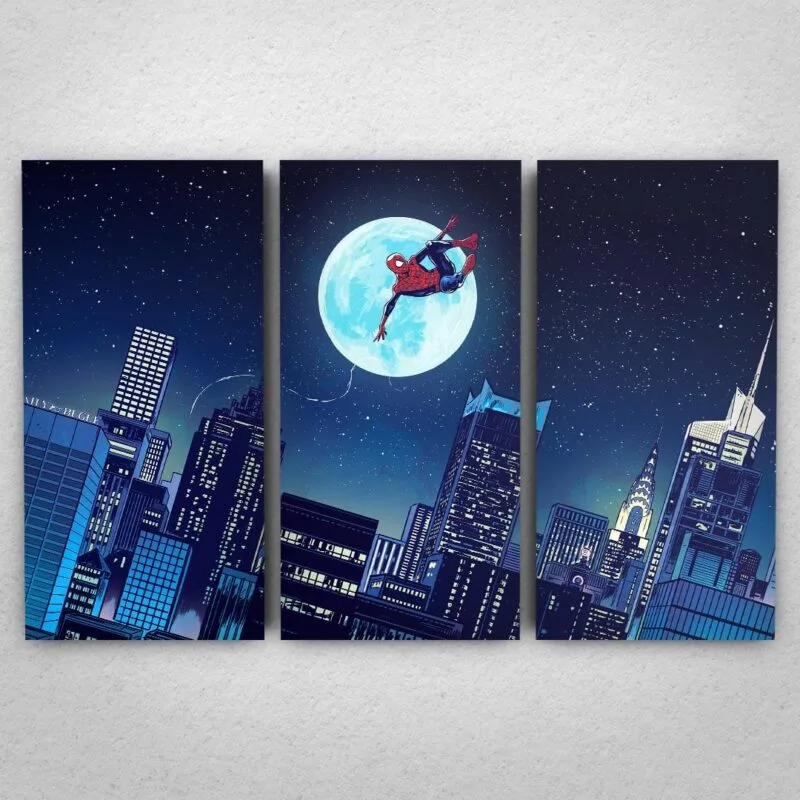 Cuadro de Spider Man - Ciudad
