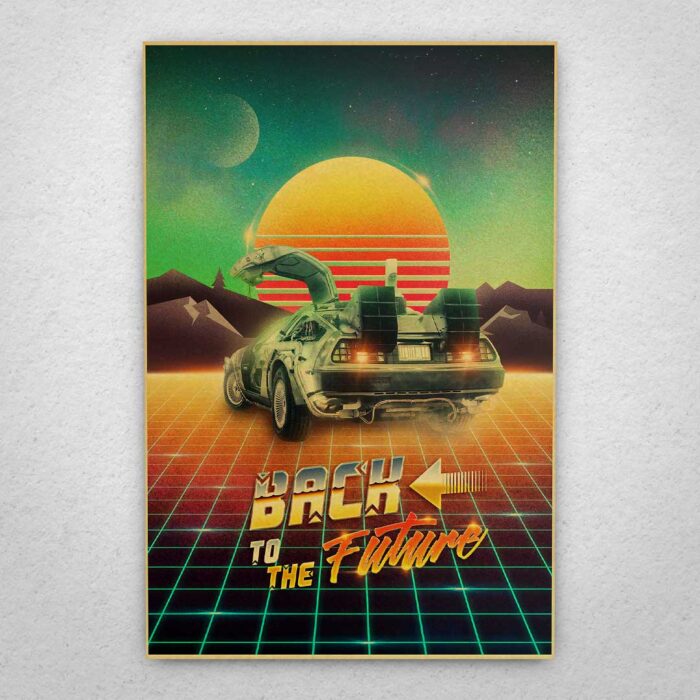 Cuadro de Volver al Futuro – DeLorean