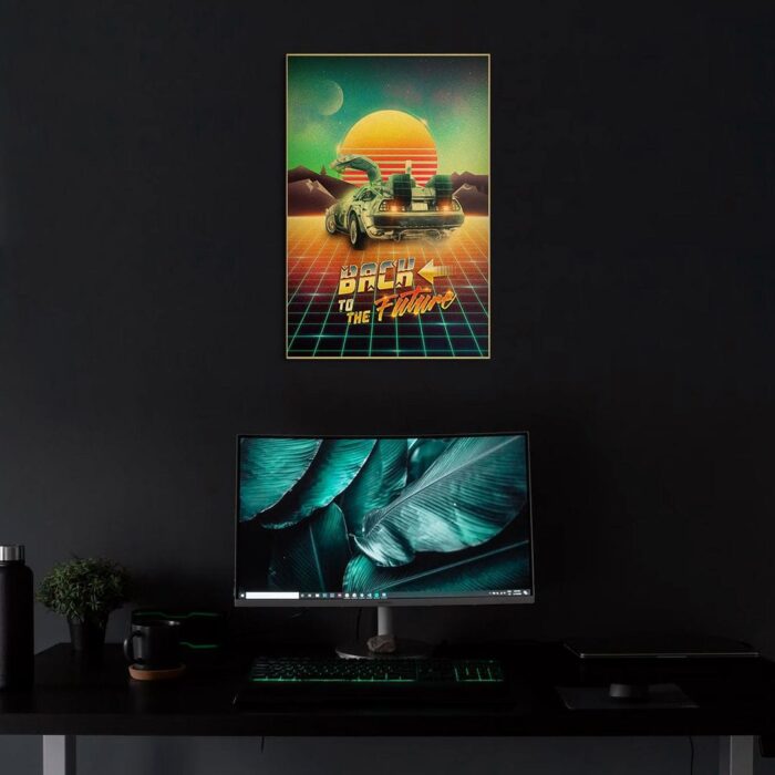 Cuadro de Volver al Futuro – DeLorean