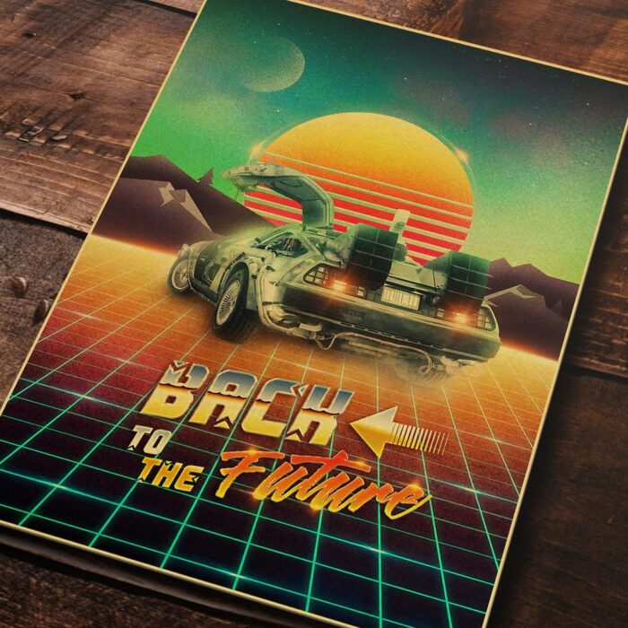 Cuadro de Volver al Futuro – DeLorean