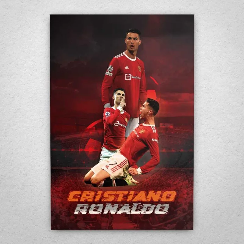Cuadro de Cristiano Ronaldo - Manchester United - 01