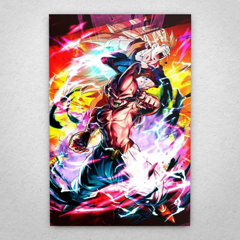 Cuadro de Dragon Ball Z - Goku vs Majin Buu - 02