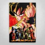 Cuadro de Dragon Ball Z- Guerreros Z - 01