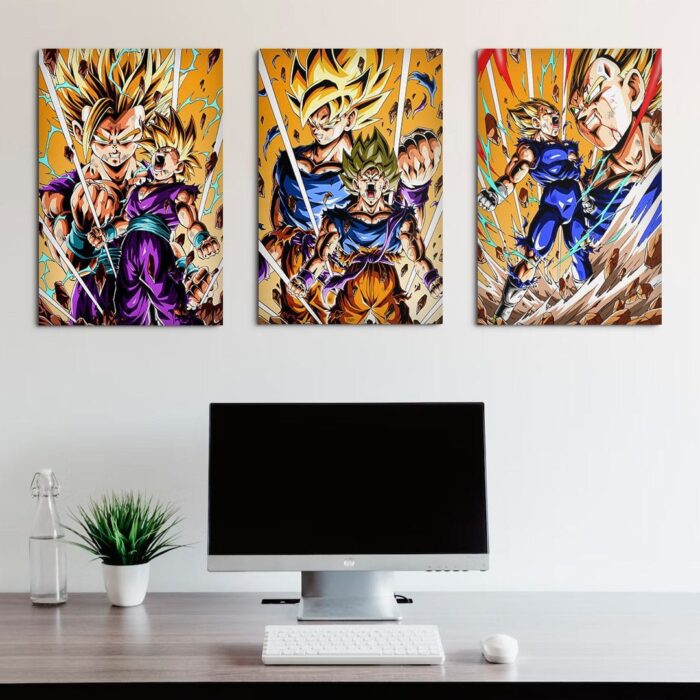 Cuadro de Colección: Dragon Ball Z – Saiyayines – 01