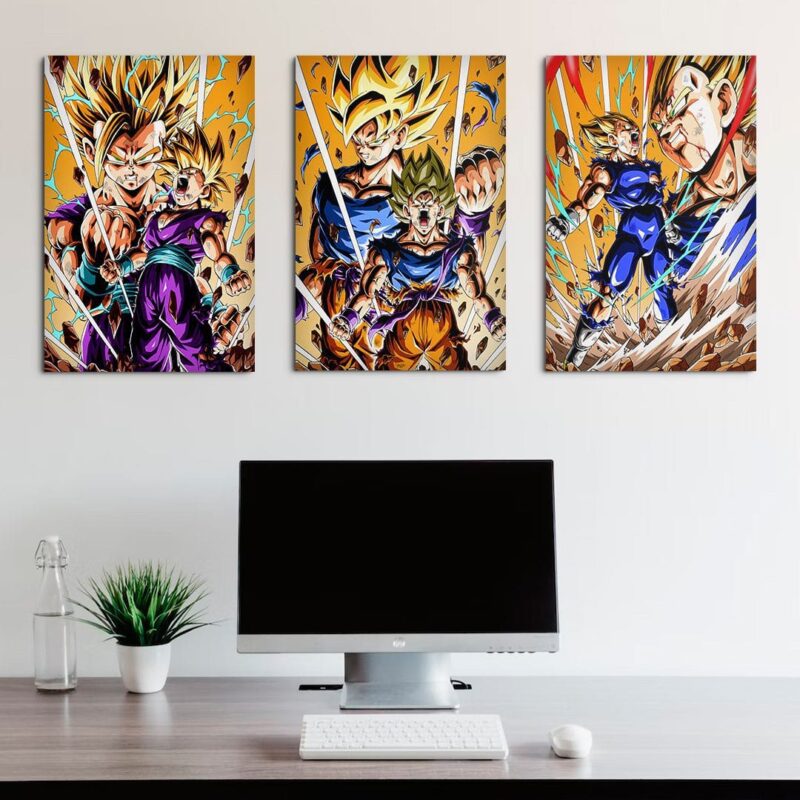 Cuadro de Colección: Dragon Ball Z – Saiyayines – 01