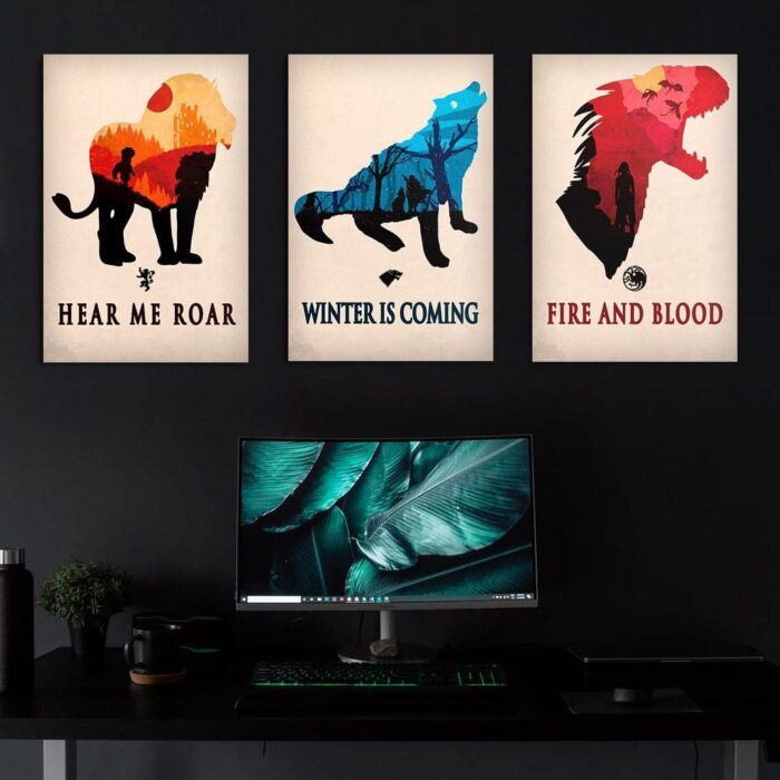 Cuadro de Colección: Game of Thrones – Casas – 01