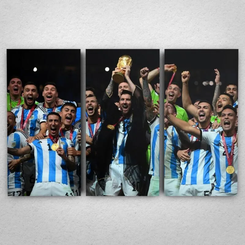 Cuadro de Messi - Argentina - 04